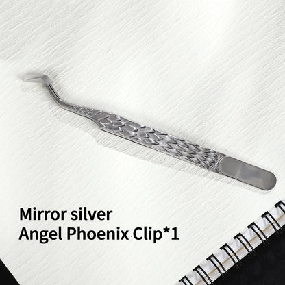 JIANWU Stainless Steel High Density Grafting Tweezers Journal Collage Tool Creative DIY Student Supplies Stationery