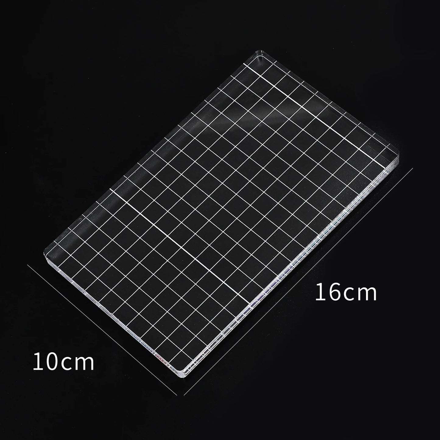 1pc Crystal acrylic stamp Transparent seal  creat Friend gift accessories  High quality plexiglass school Supplies  DIY