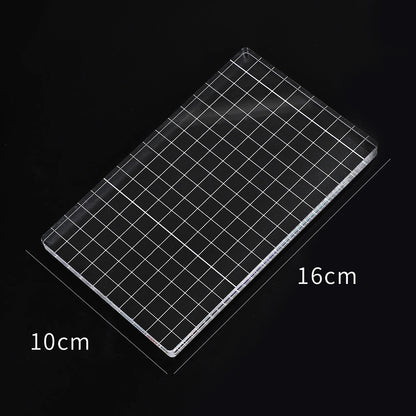 1pc Crystal acrylic stamp Transparent seal  creat Friend gift accessories  High quality plexiglass school Supplies  DIY