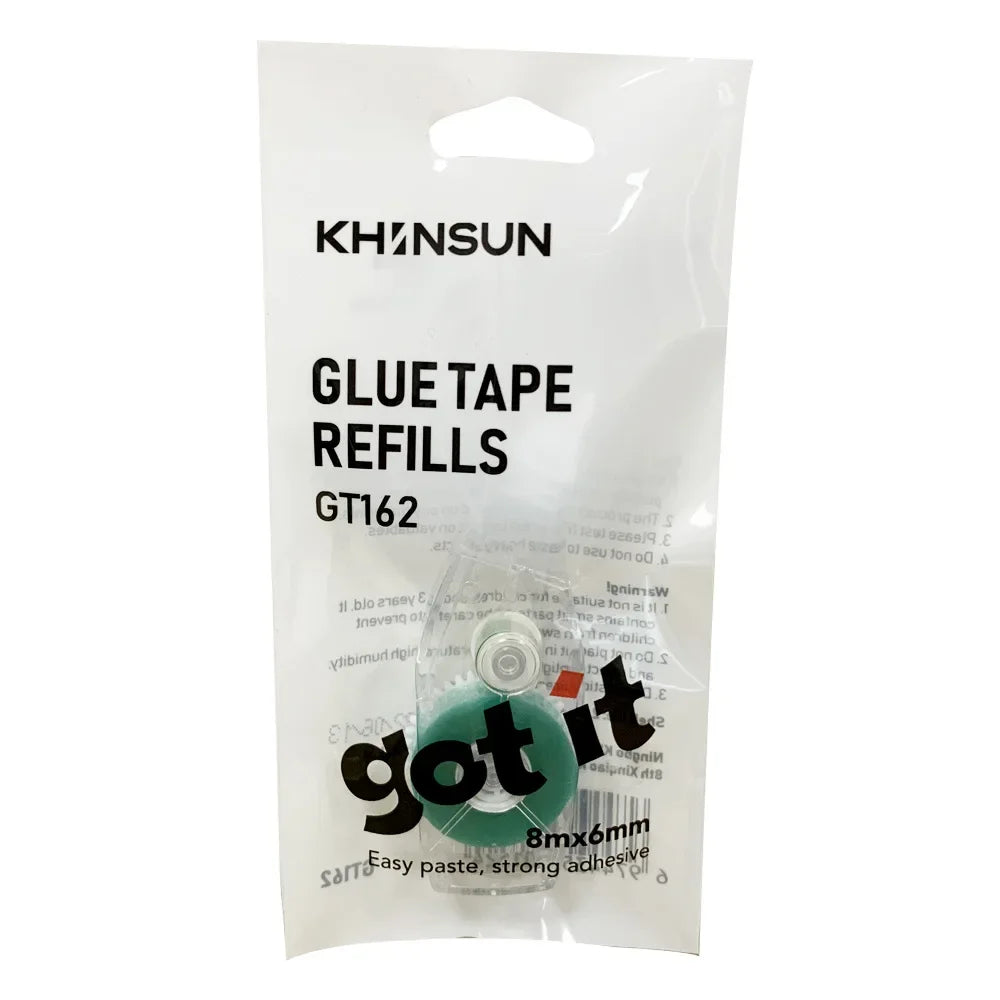 Creative Double Sided Adhesive Tape 6mm X 8m with Refills Stationery DIY Tape Art Glue School Office Supplies