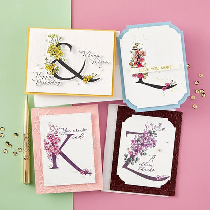 2025 New ABC Press Plate Dies Scrapbook Diary Decoration Stencil Embossing Template DIY Greeting Card Handmade