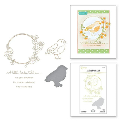 SP Flower Die& Hot Foil Bird Metal Cutting Dies Scrapbook Diary Decoration Stencil Embossing Template DIY Greeting Card Handmade