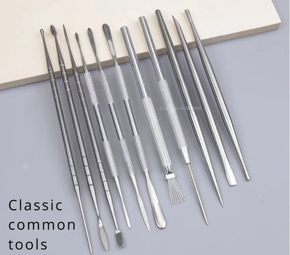 6-16 Pieces/set of Ultra Light Clay Doll Face Fine Sculpture Tools DIY Polymer Clay Animation Cartoon Character Sculpting Tools