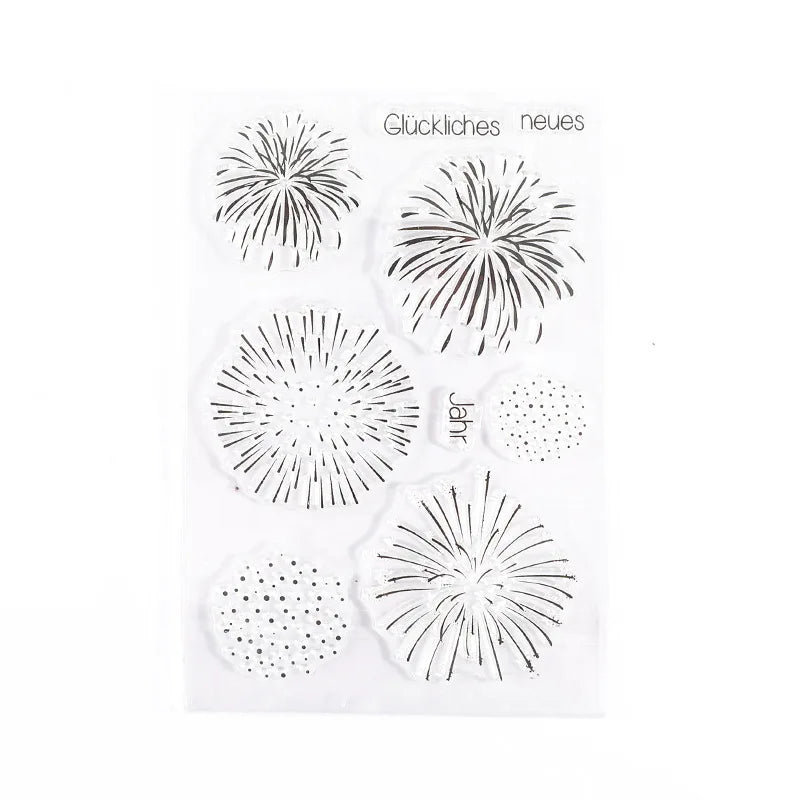 JIANWU Minimalist Black White Transparent Stamp Creative Retro Scrapbooking Journal Decoration Silicone Seal Stationery Supplies
