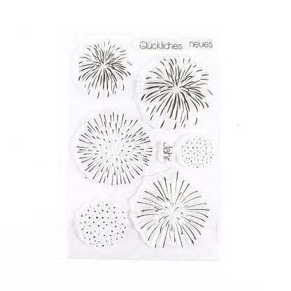 JIANWU Minimalist Black White Transparent Stamp Creative Retro Scrapbooking Journal Decoration Silicone Seal Stationery Supplies