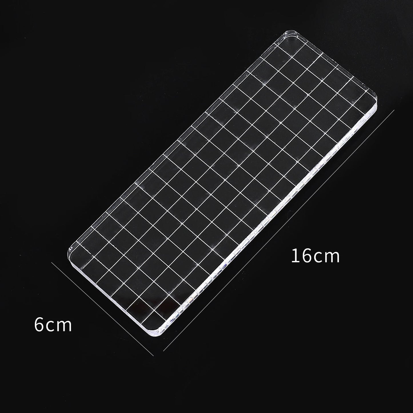 1pc Crystal acrylic stamp Transparent seal  creat Friend gift accessories  High quality plexiglass school Supplies  DIY