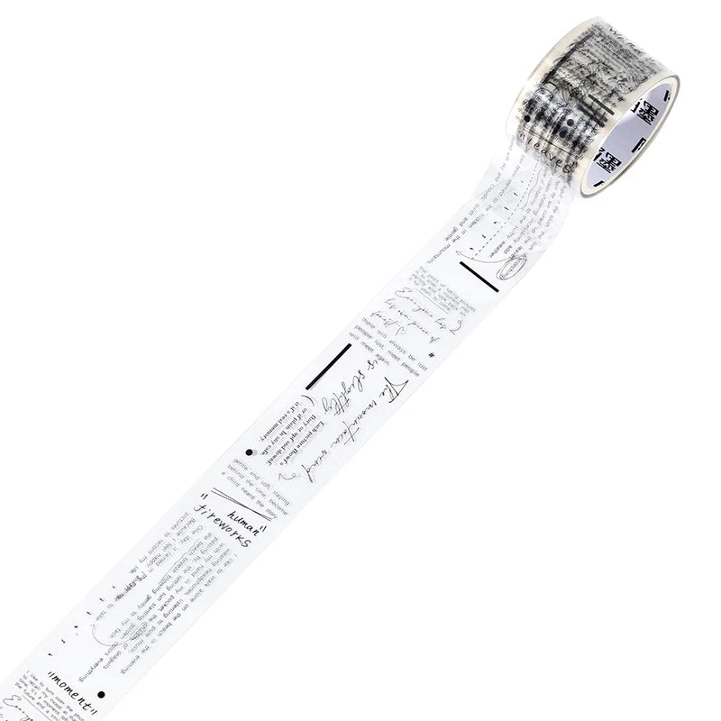 JIANQI 25mm*2m Retro Film Theme PET Tapes DIY Scrapbooking Collage Stationery Decor Journalling Materials Ins Adhesive Tapes