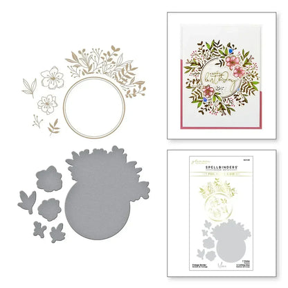 SP Flower Die& Hot Foil Bird Metal Cutting Dies Scrapbook Diary Decoration Stencil Embossing Template DIY Greeting Card Handmade