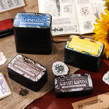 Colorfull Multicolor Ink Pad Planner Stamps Art Scrapbook Student Supplies Self Ink Stamp Inkpad School Accessories Stationery