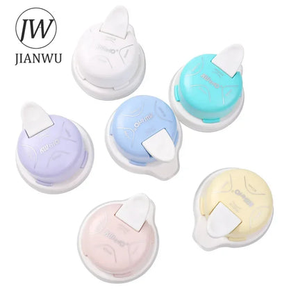 JIANWU Multifunctional Four-in-one Corner Rounder Material Collage Cutting Tool Creative DIY Journal Student Supplies Stationery
