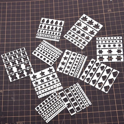 Ultralight Clay Geometry/petal Shape Carbon Steel Cutting Mold DIY Polymer Clay Animation Characters Clothing Decoration Tools