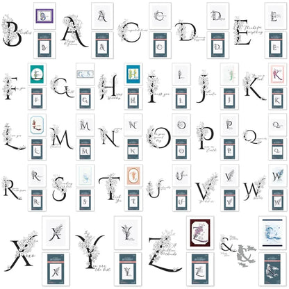 English Letters and Symbols Pop-Up Stand-Up Die Scrapbook Diary Decoration Stencil Embossing Template DIY Greeting Card Handmade