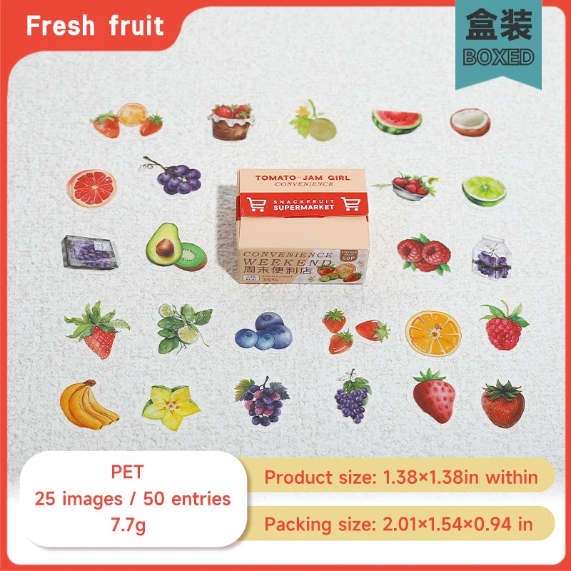 JIANQI 50 pcs Kawaii Cartoon small Stickers Cute Mini Decorative Scrapbooking accessories Adhesive Diy junk journal supplies