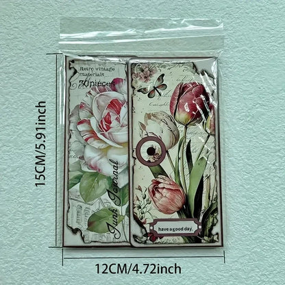 30 sheets/pack of plant and animal decoration materials paper account DIY collage scrapbook background scrapbooking craft paper
