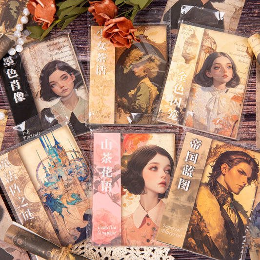 JIANQI 30pcs/pack Retro Girl Materials Paper DIY Srapbook Decor Junk Journal Collage Stationery Planner Supplies Craft Paper