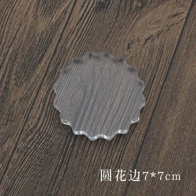 1pc Crystal acrylic stamp Transparent seal  creat Friend gift accessories  High quality plexiglass school Supplies  DIY