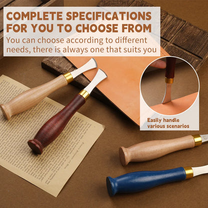 Zxiixz 1Pcs Leather Edge Crimper Shallow Slot Edge Linear Edge Device Edge Creaser Stainless Steel Leather Crimoping Tool