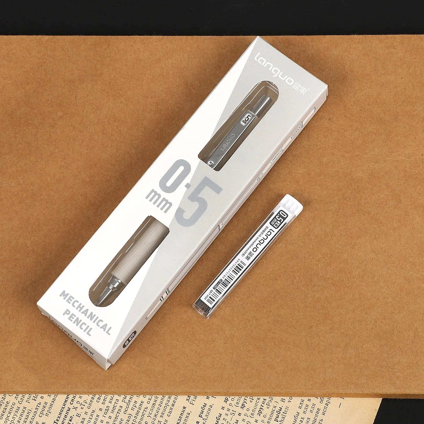 JIANWU Low Center of Gravity Metal Drawing Mechanical Pencil Material Collage Pencil CreativeJournal Student Supplies Stationery