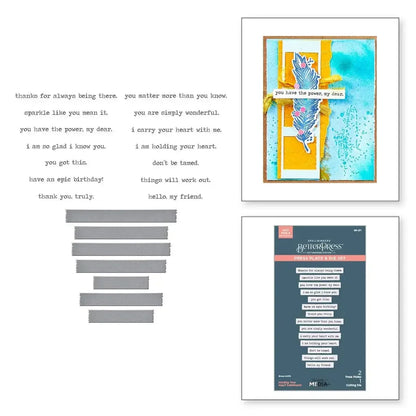 Flawless Sentiments 2025 New Metal Cutting Dies For Diy Scrapbooking Crafts Maker Photo Album Template Handmade Decoration