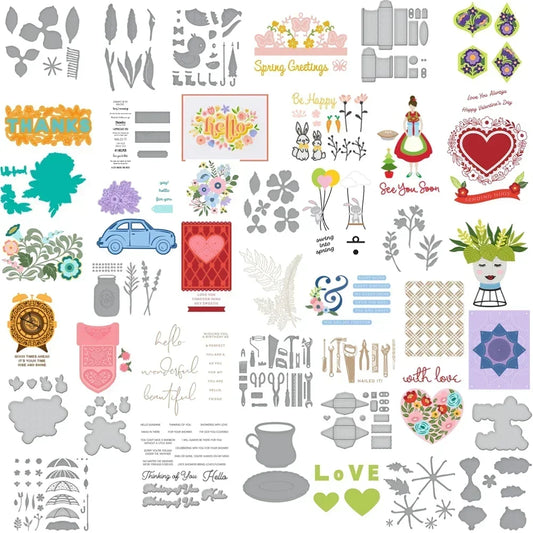 Holiday 2025 NEW Cutting Dies Scrapbook Diary Decoration Stencil Embossing Template DIY Greeting Card Handmade