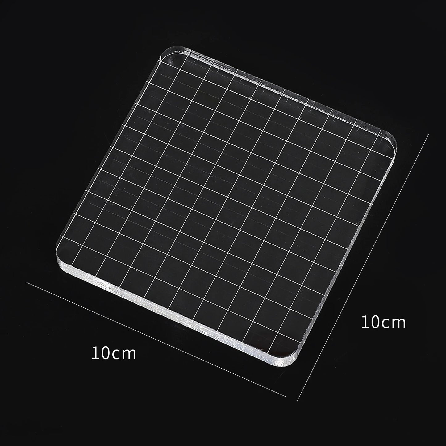 1pc Crystal acrylic stamp Transparent seal  creat Friend gift accessories  High quality plexiglass school Supplies  DIY