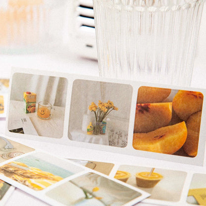 JIANQI 30pcs/pack 90patterns/pack Ins Material Stickers Book Scrapbooking Junk Journal Creative Stationery DIY Deco Stickers