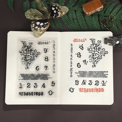 JIANWUVintage Butterfly Flower Label Character Landscape Material Collage Transparent Silicone Stamp Creative Journal Stationery