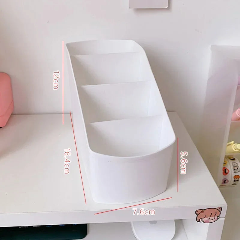 Large Capacity Cute Pen Holder Desk Accessories Pencil Storage Box Desktop Organizer Stand Case School Office Stationery