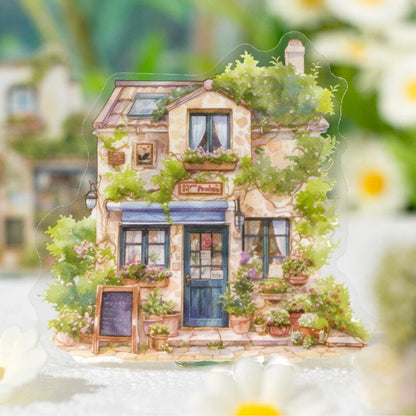 JIANQI 30 pcs House theme Sticker Pack Junk Journal DIY Scrapbooking School Supplies Collage Stationery Stickers