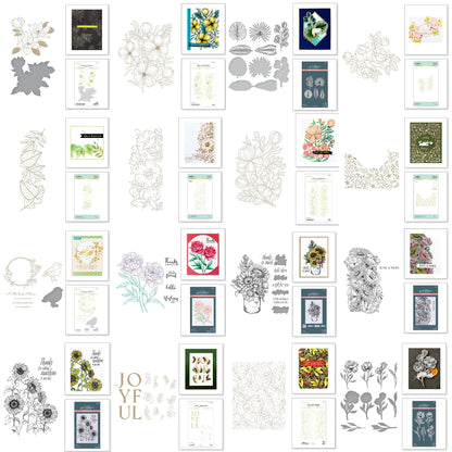 Birds And Flowers 2025 New Hot Foil For Diy Scrapbooking Crafts Maker Photo Album Template Handmade Decoration