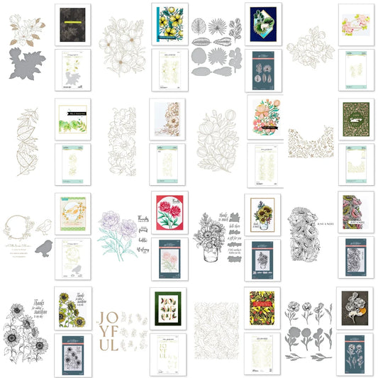 Birds And Flowers 2025 New Hot Foil For Diy Scrapbooking Crafts Maker Photo Album Template Handmade Decoration