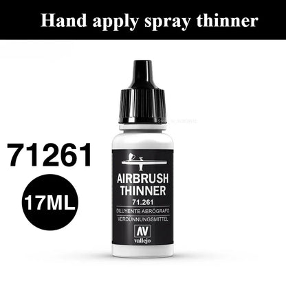 17ml/32ml/60ml/200ml/ Bottle Handmade Action Doll Model Waterborne Spray Apply Thinner DIY Car/boat Color Apply Painting Thinner