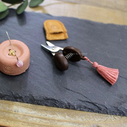 Cute Small Scissors Leather Product Thread Cutting Tool DIY Handwork Making Leather Goods Fabric Embroidery Portable Scissors