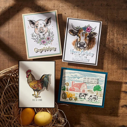 Farm Sweet Farm Registration Betterpress 2025 New Metal Cutting Dies For Diy Scrapbooking Crafts Maker Photo Album Template