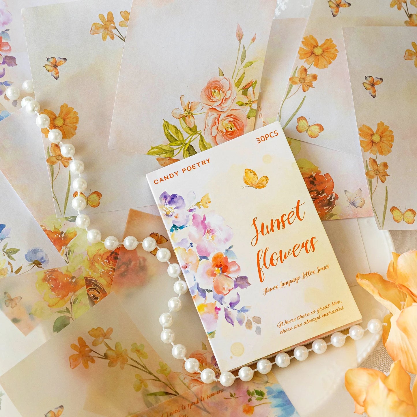 JIANQI 30pcs Decor paper Book Floral Frames can be written Material Collage Junk Journal DIY Scrapbooking supplies