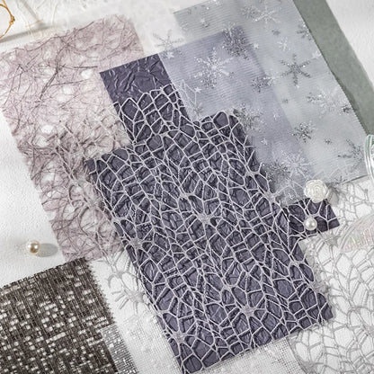 16pcs Vintage Mixed materials Lace paper Scrapbook Materials DIY Photo Album Collage Journal Creative Stationery Material paper