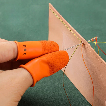 Leather Goods Sewing Needle Protective Finger Cover DIY Making Leather Backpack/Strap Sewing Antibiosis  Nonslip Finger Cover