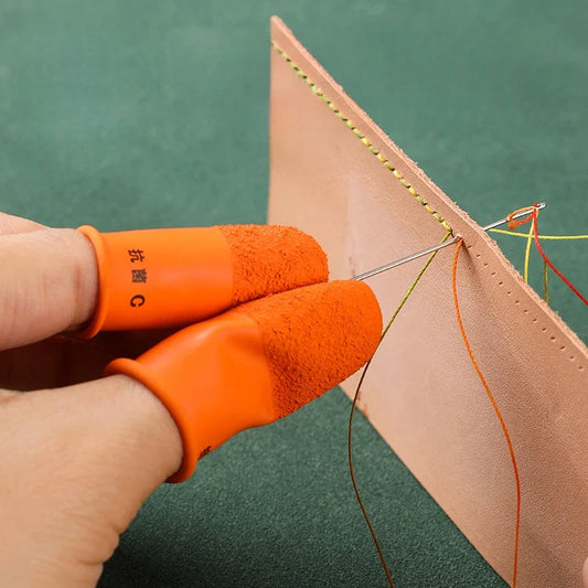 Leather Goods Sewing Needle Protective Finger Cover DIY Making Leather Backpack/Strap Sewing Antibiosis  Nonslip Finger Cover