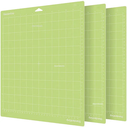 1/3pcs Mixed Color Engraving Machine Base Plate Cutting Mat for Cricut/cameo 4 with Adhesive Pvc Cutting Mats 33x35cm