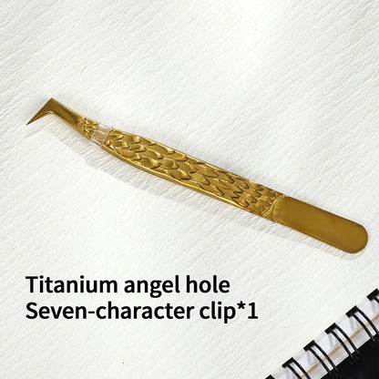 JIANWU Stainless Steel High Density Grafting Tweezers Journal Collage Tool Creative DIY Student Supplies Stationery