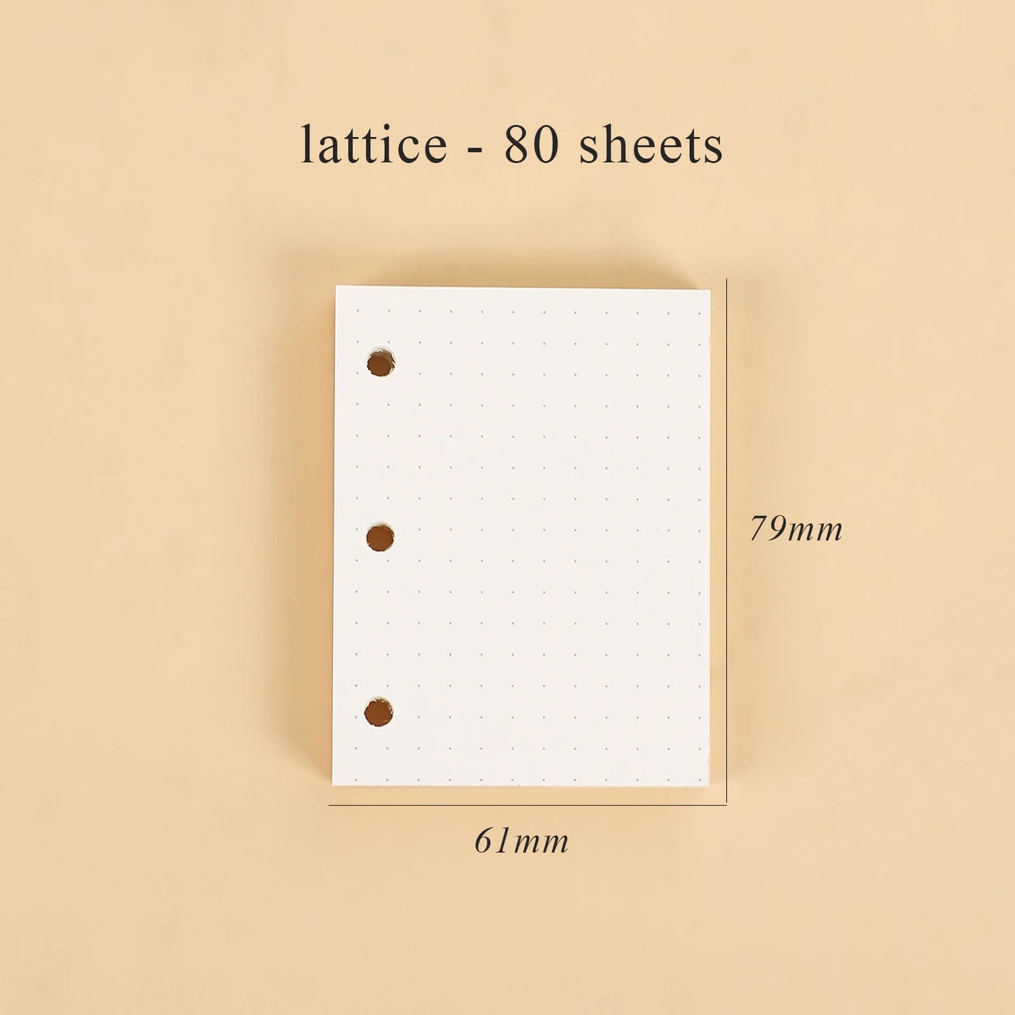 JIANWU Cute Mini 3 Ring Loose-leaf Book Transparent Portable Student Journal Binder Notebook Kawaii Stationery School Supplies