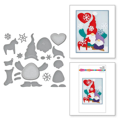 Christmas Collection Part-1 Socks 2025 New Metal Cutting Dies Scrapbook Diary Decoration Embossing Template Diy Greeting Card