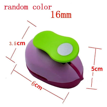 Circle Hole Puncher 9/16/25mm Diy Paper Cut Scrapbooking Labor Saving for Kid Hole Punch DIY Handmade Punches Maker