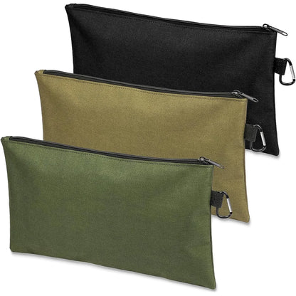 Waterproof Tool Bag Zipper Pouch Multi-Function Bag Wear-Resistant Tool Organizers for Camping Woodworking Electrician Gardening