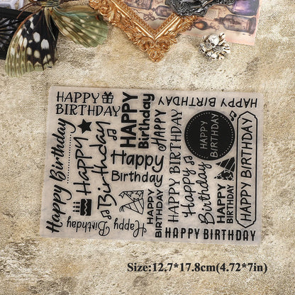 JIANWU Vintage Lace Flower Border Landscape material collage Plastic Embossed Concave Convex Plate Creative  Journal Stationery