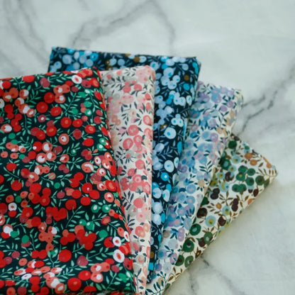 145x50cm Pastoral Floral Poplin Cotton Fabric DIY Children's Wear Cloth Make Bedding Quilt Decoration Home