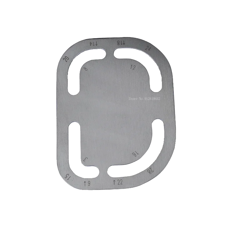 Leather Product Chamfer Positioning Template Stainless Steel Rounded Angle Ruler DIY Leather Craft Backpack/shoe Making Tool