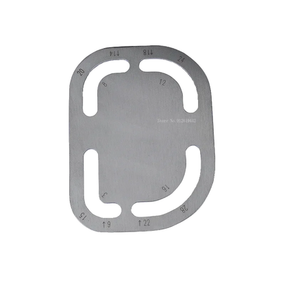 Leather Product Chamfer Positioning Template Stainless Steel Rounded Angle Ruler DIY Leather Craft Backpack/shoe Making Tool