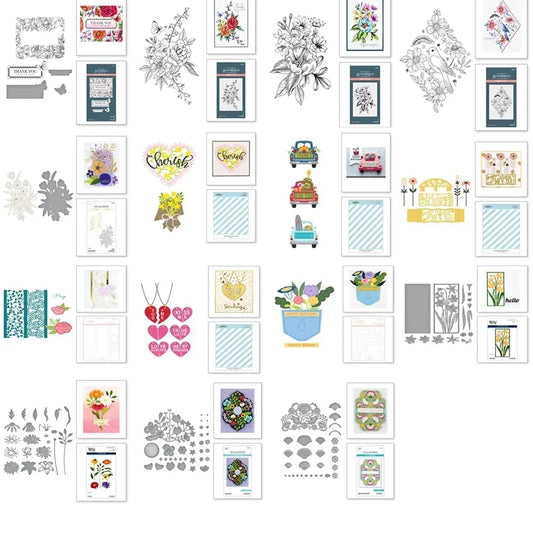 Data Slimline Essentials 2025 NEW Cutting Dies Scrapbook Diary Decoration Stencil Embossing Template DIY Greeting Card Handmade