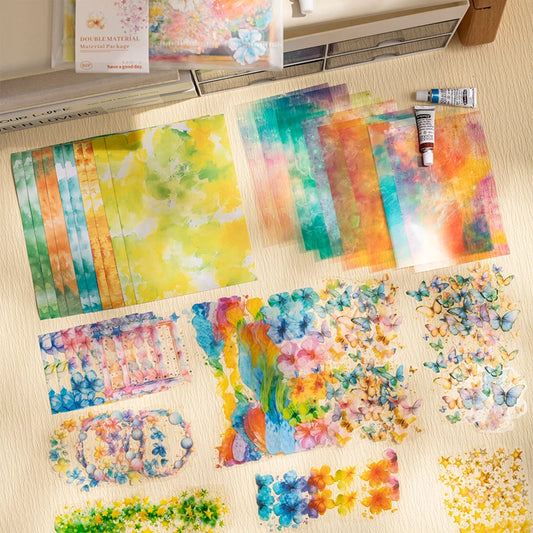 JIANQI 80pcs Vintage Stickers Set Diy Scrapbooking material Labels paper for Journal notebook Planner hand made Craft Supplies